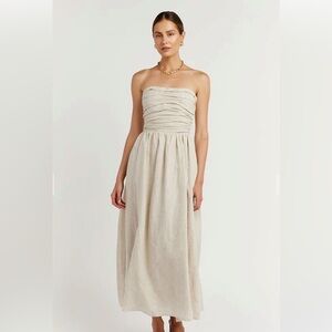 DISSH Lexi Natural Linen Dress